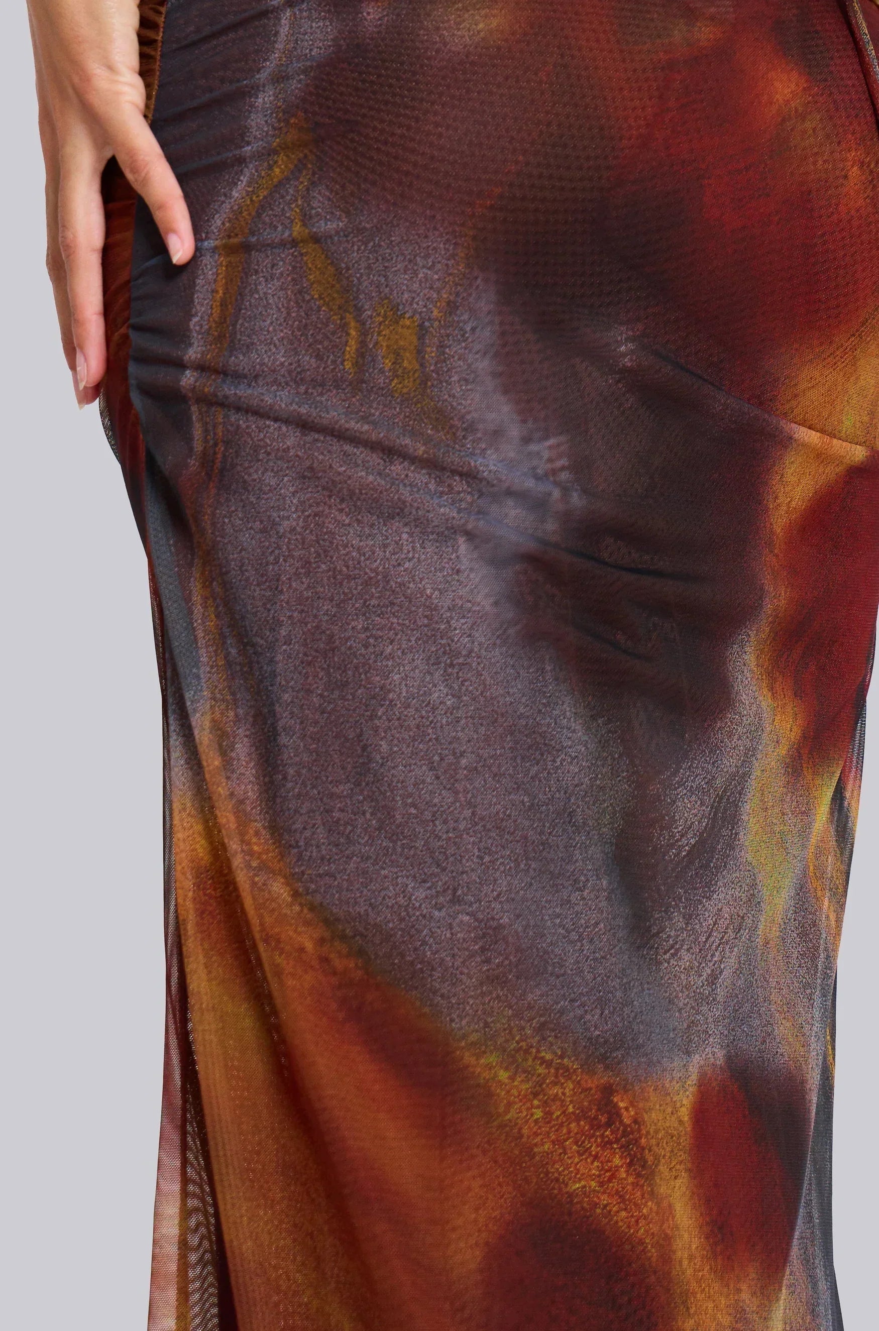 Seductress Halter Maxi Dress