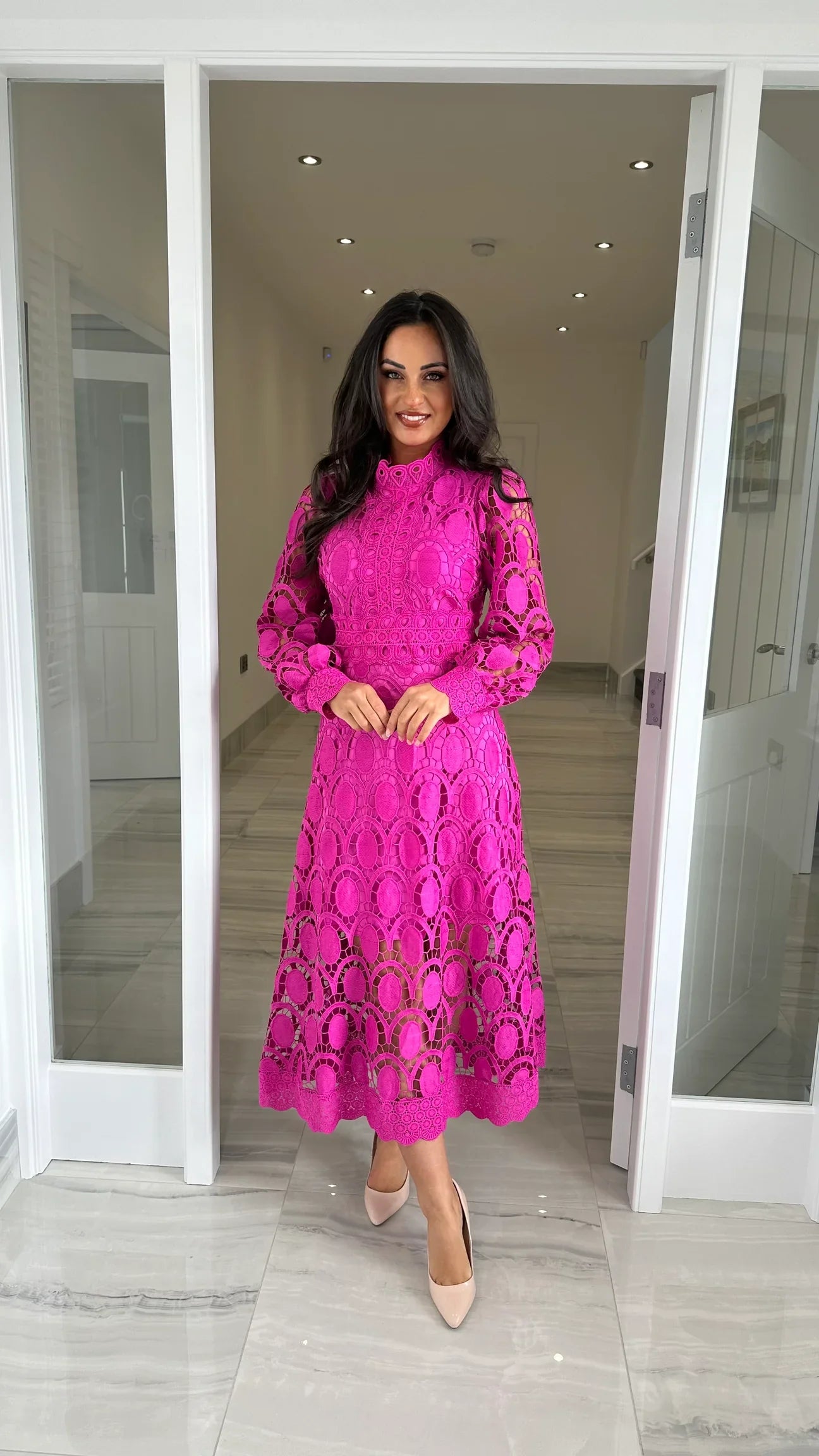 Celeste – Graceful Midi Dress