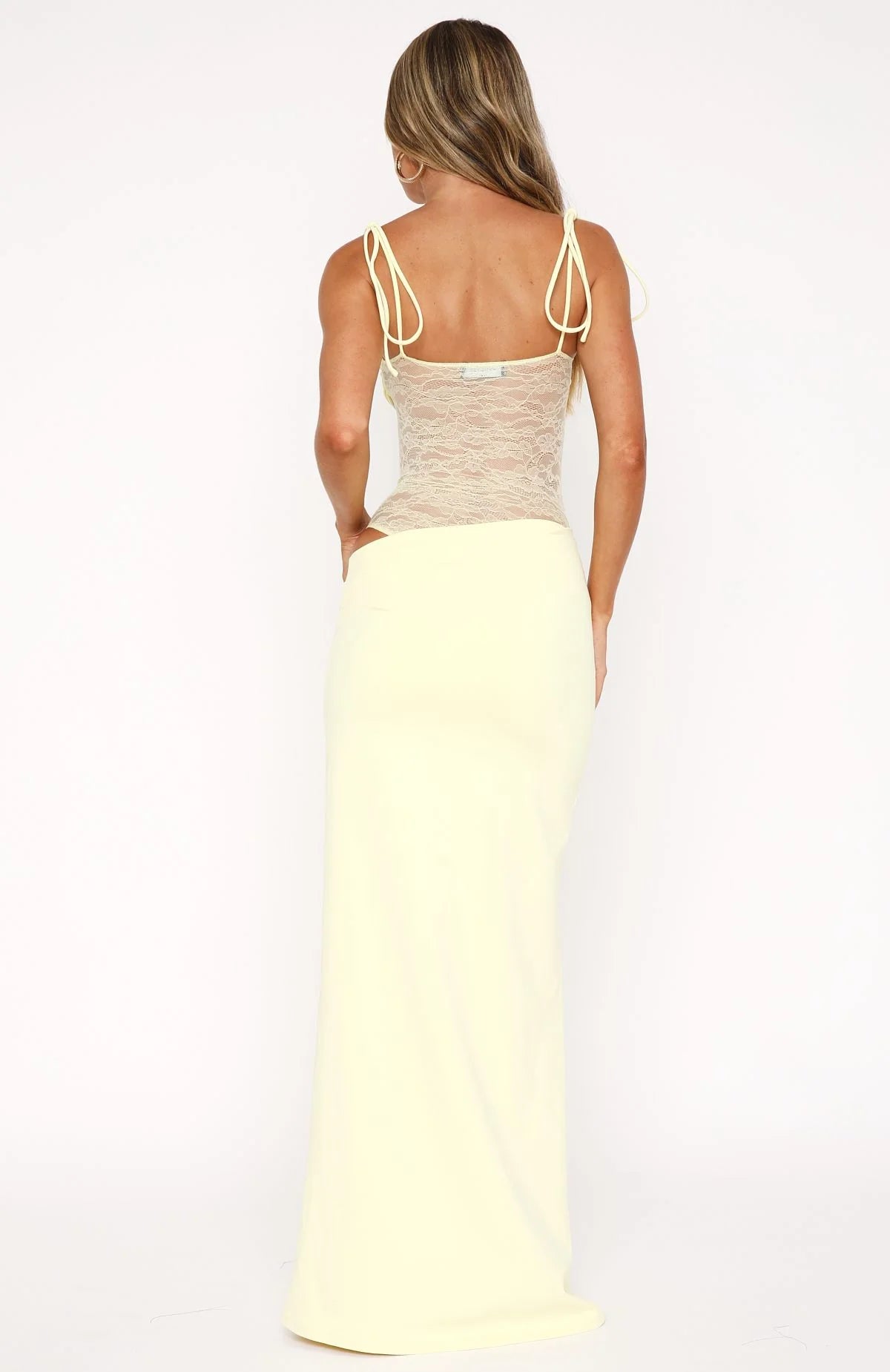 Elegance & Lace Maxi Dress