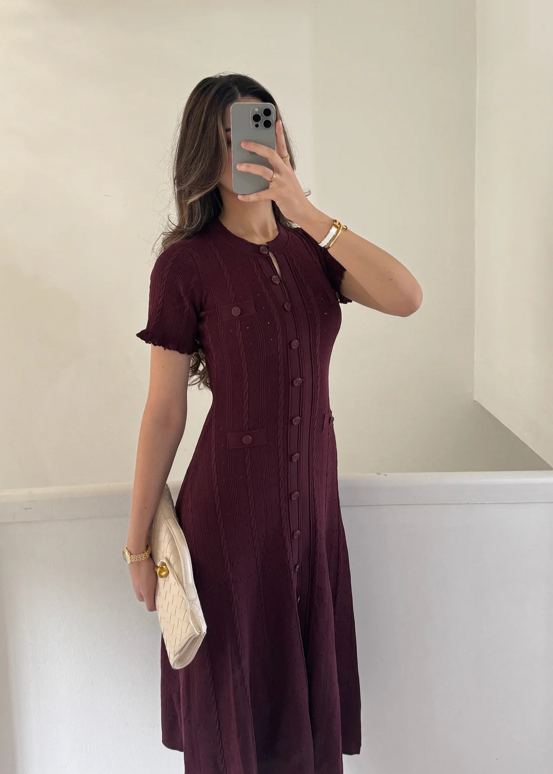 CLAIRA | Tweed Dress