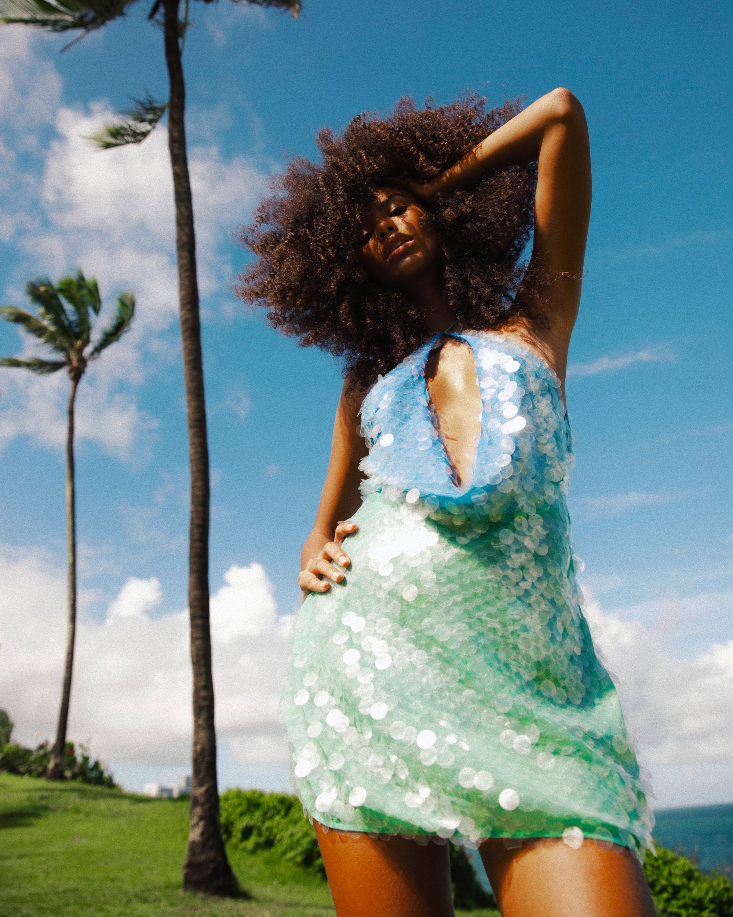 OceanGlow Dress