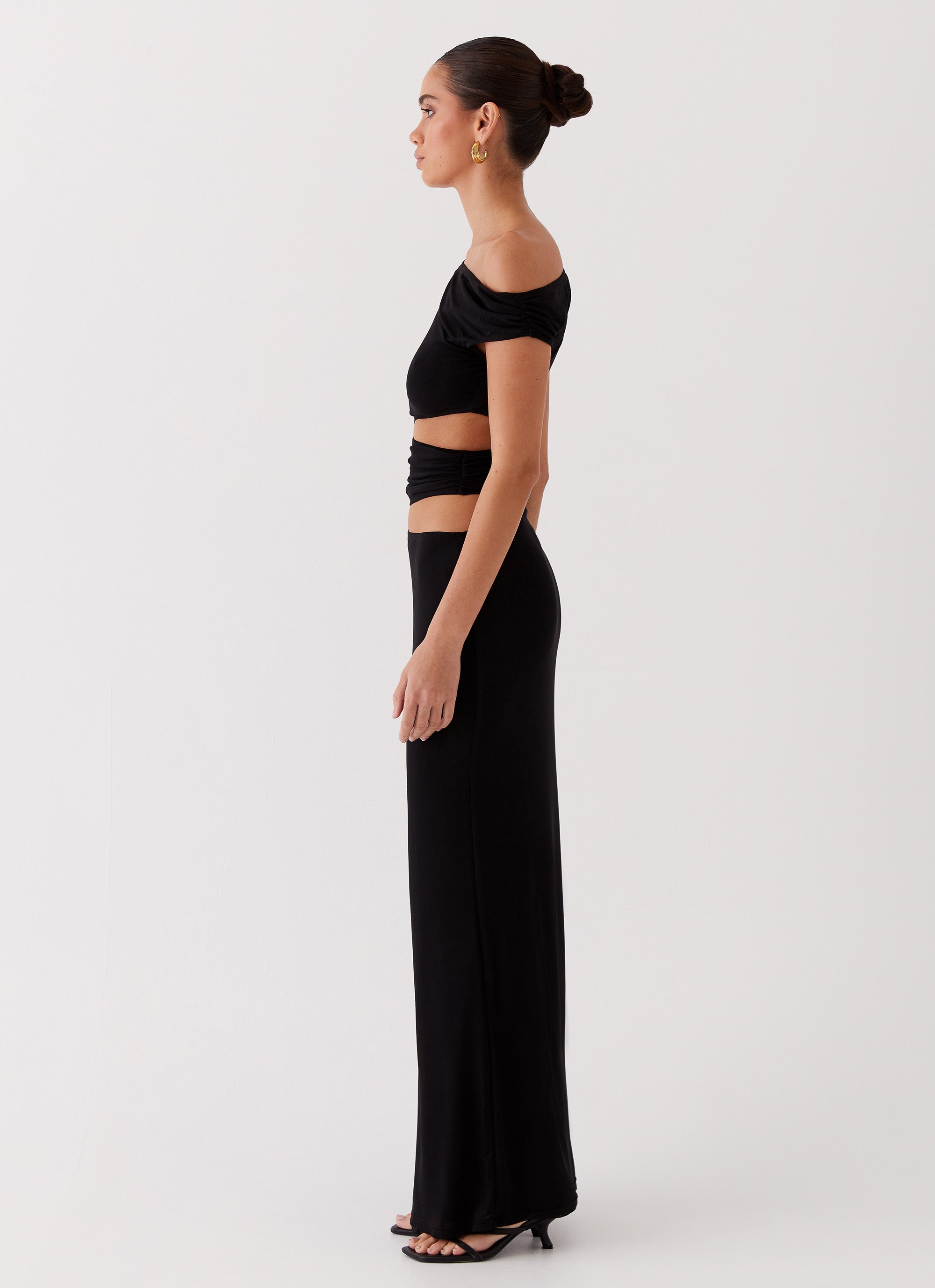 Celeste Cut-Out Maxi Dress | Black