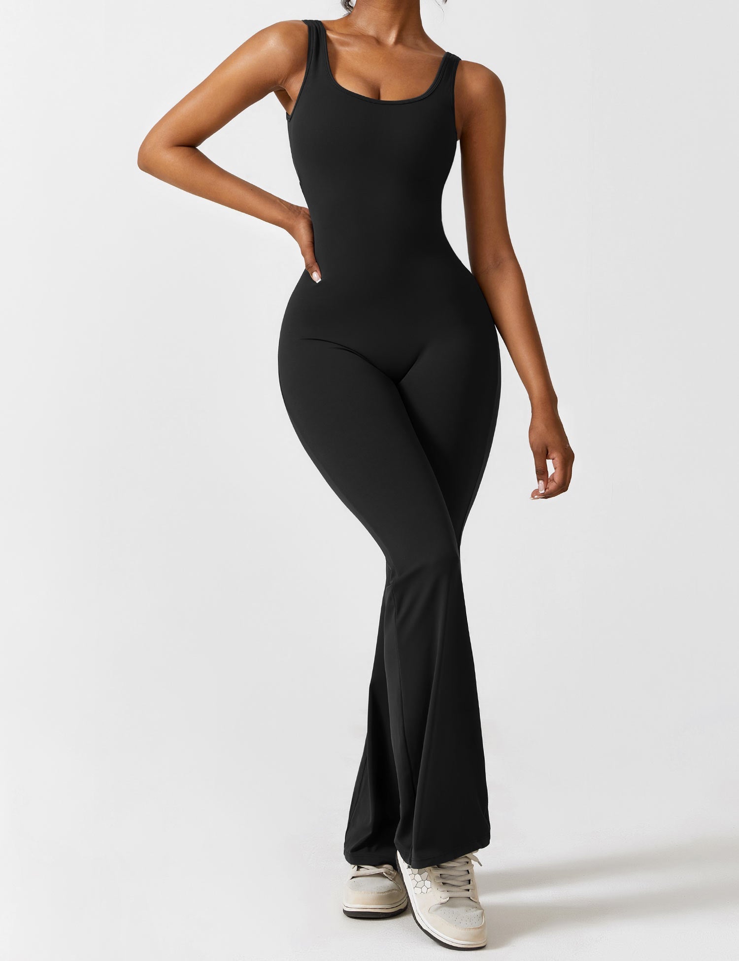 Sculpt Flare Jumpsuit