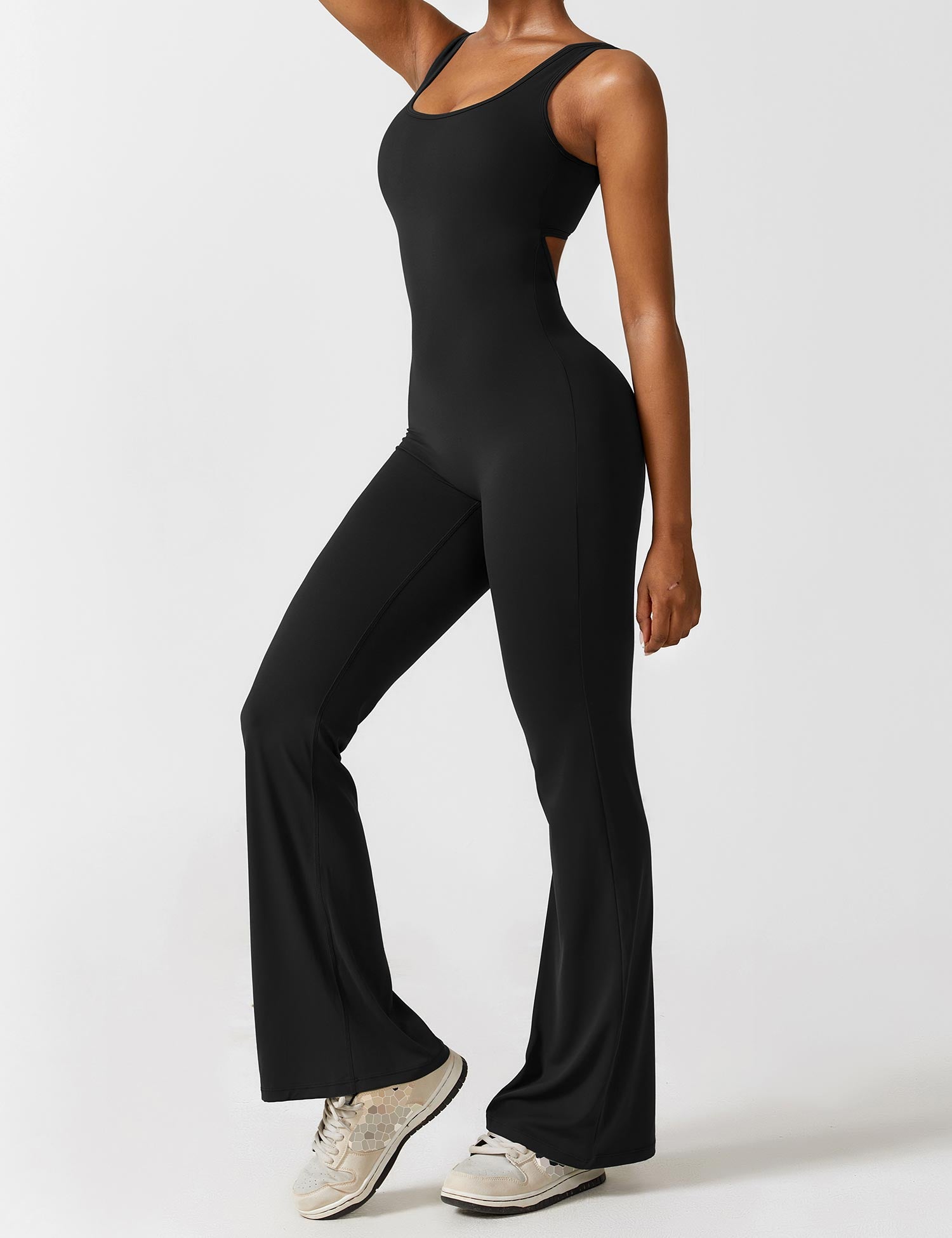 Sculpt Flare Jumpsuit