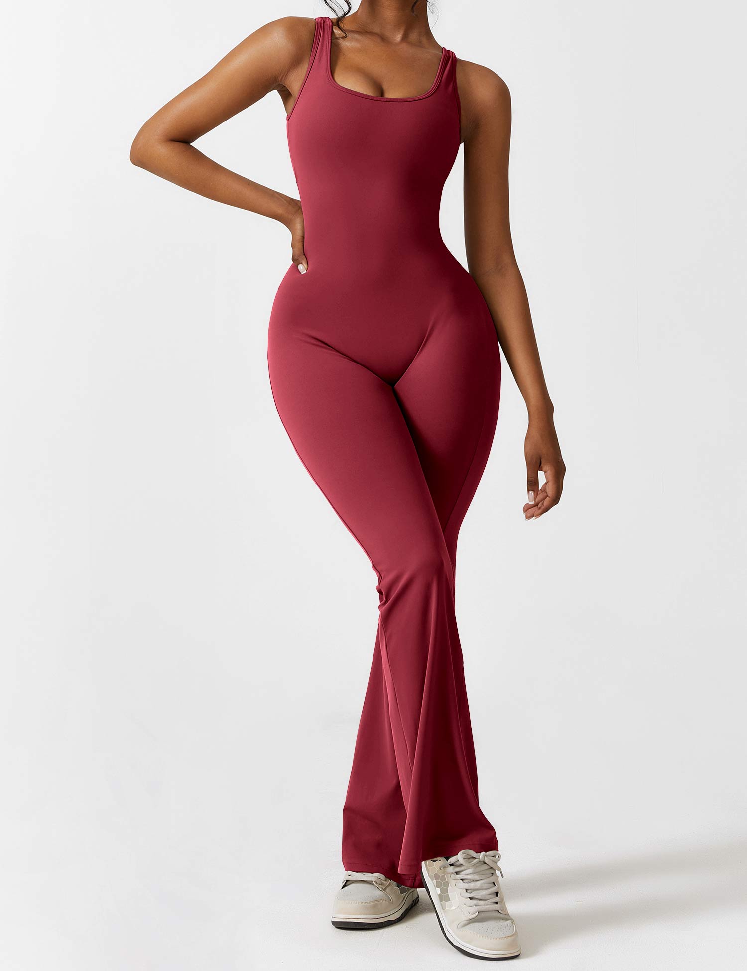 Sculpt Flare Jumpsuit