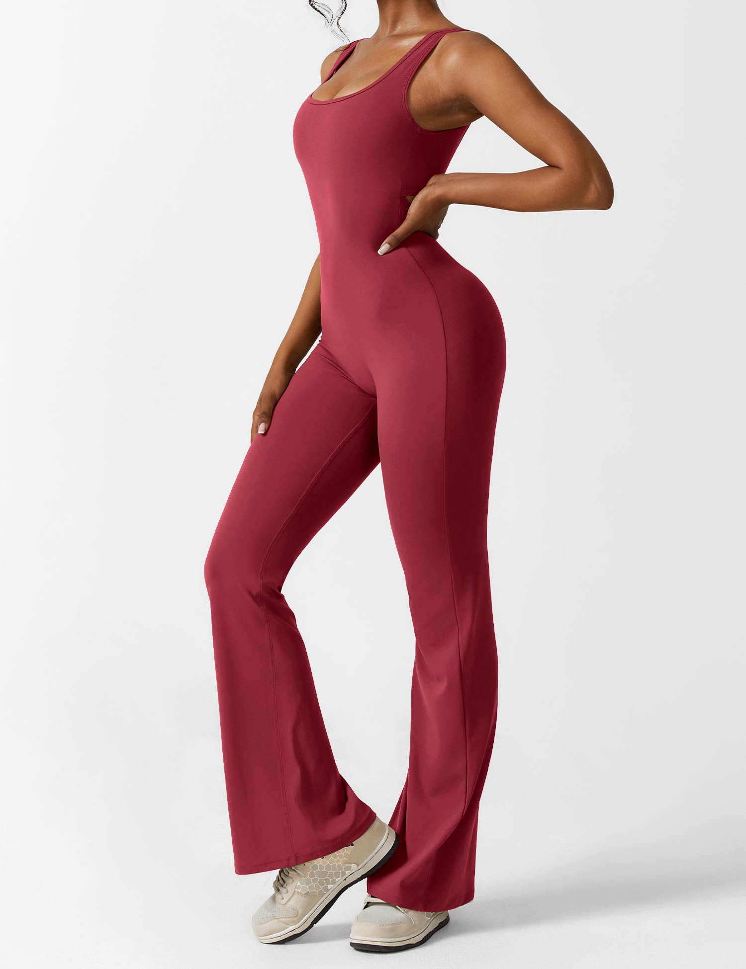 Sculpt Flare Jumpsuit